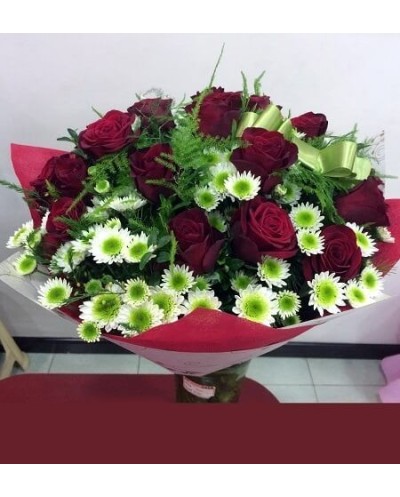 Red and White Bouquet