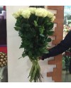 White Roses with Ribbon