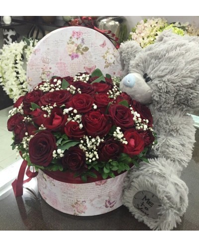 Bear with Flowers