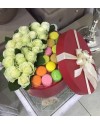 White Roses and Macaroons