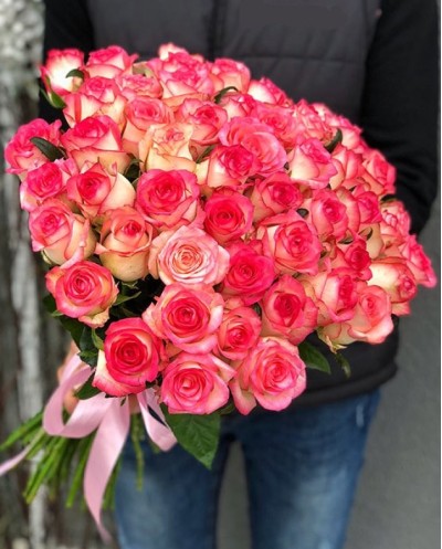 51 pink Roses