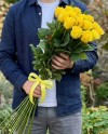 15 դեղին վարդեր